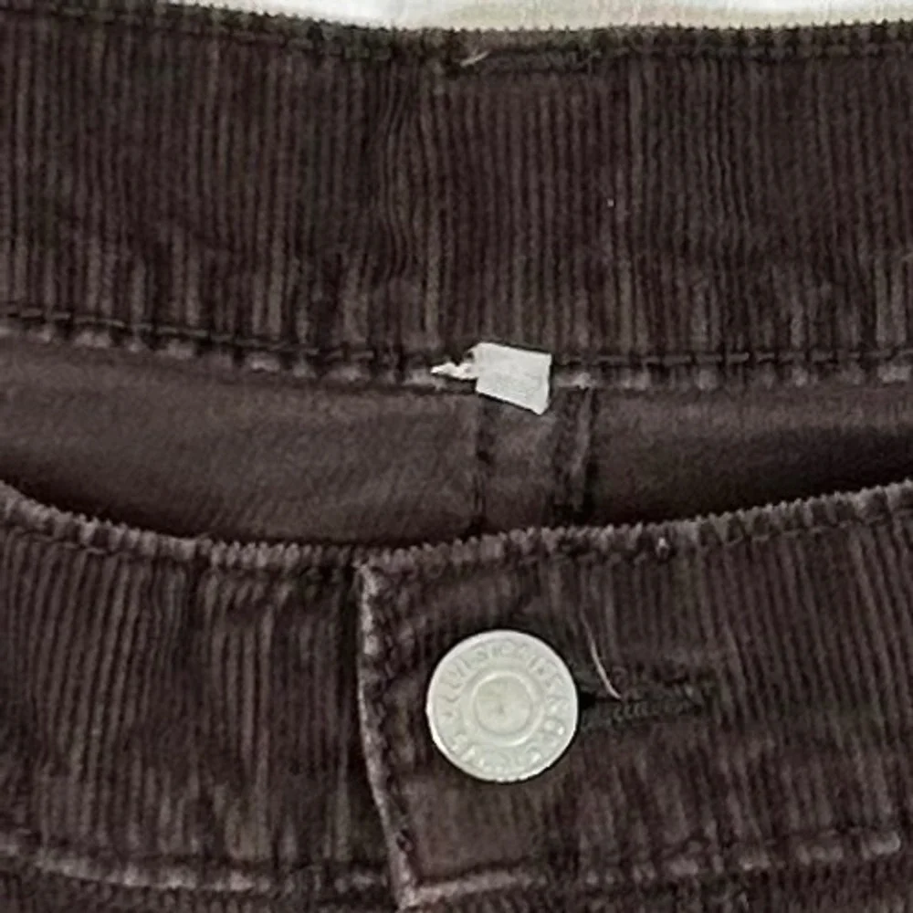 Levis 752 Mens Brown Corduroy Straight Leg Pants W39 L31 00752-0092 VTG 90s